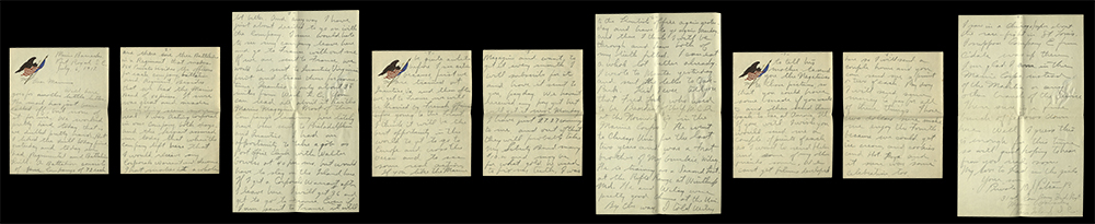 Letter from William J. Putcamp to his mother, dated 6 July 1917