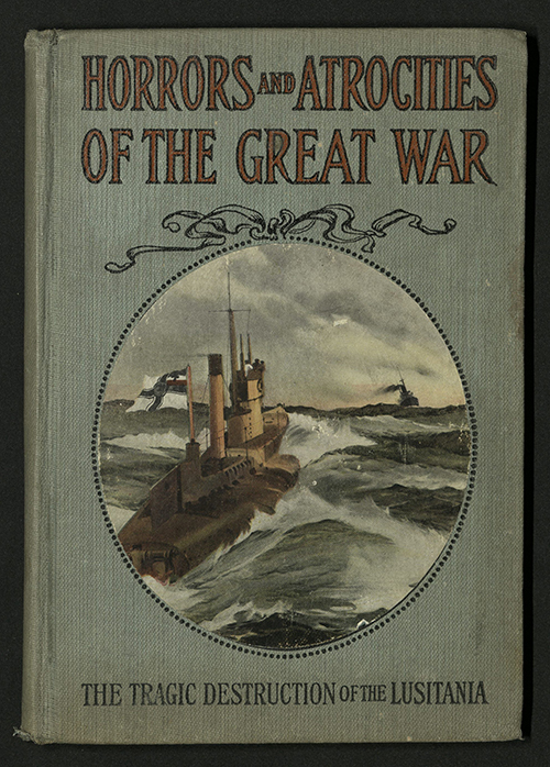 Front cover of Logan Marshall's Horrors and Atrocities of the Great War, 1915