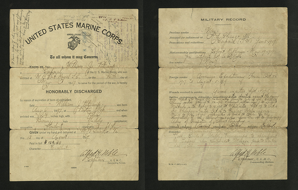 Discharge of William J. Putcamp