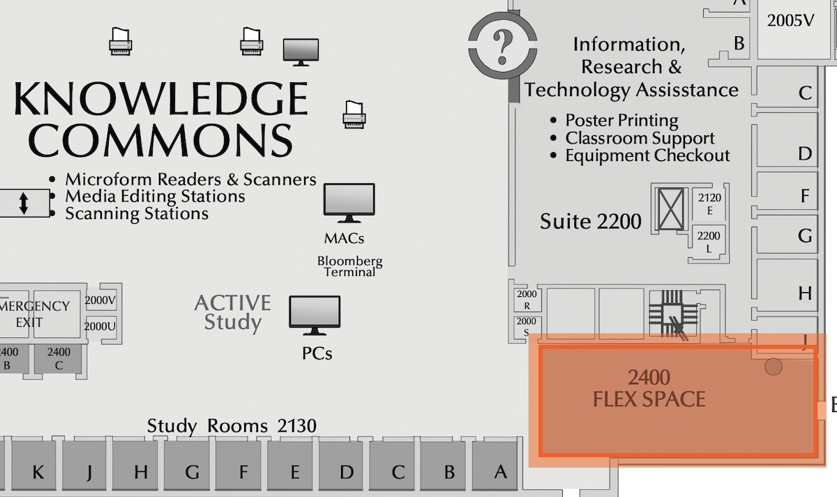 Flex Space highlighted